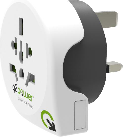 Produktbild Q2 Power Q2Power Reiseadapter Welt