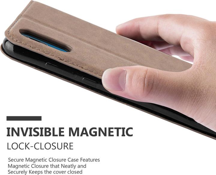 Actual product image Cadorabo Book Invisible Magnet Cover (Huawei P20)