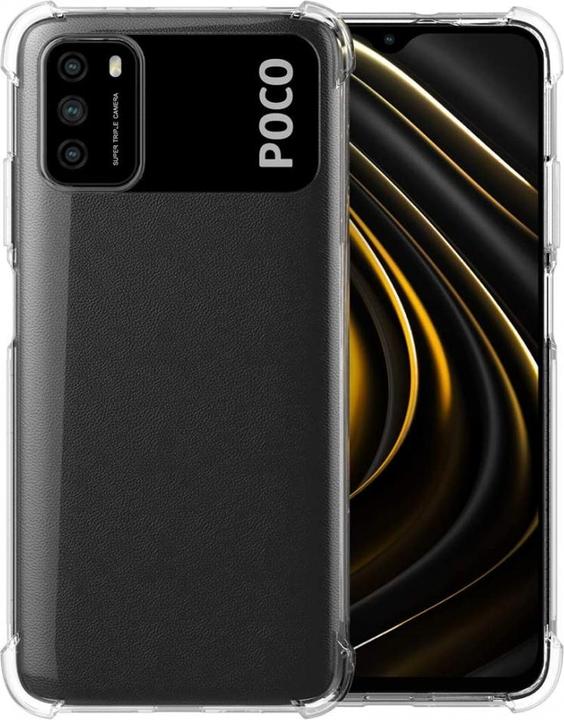 Produktbild Screenguard Xiaomi Poco M3 Hülle Crystal Soft Airbag Bumper (Xiaomi Poco M3)