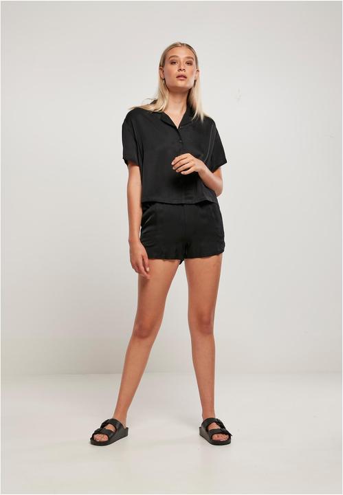 Image du produit Urban Classics Ladies Viscose Satin Resort Shirt (L)