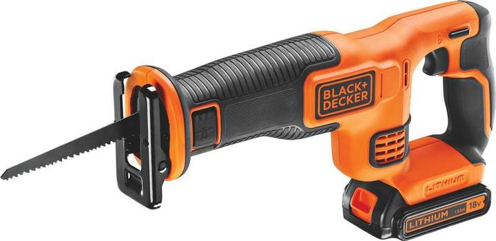 Black & Decker BLACK+DECKER BDCR18E1-QW Reciprozaag - 18V - 15cm zaagblad - incl. accu en lader