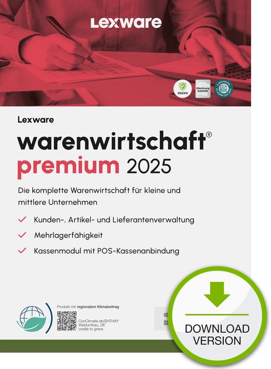 Produktbild Lexware warenwirtschaft premium 2025 Download Jahresversion (365-Tage) (1 User, 12 Monate)