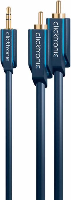 Image du produit Goobay Câble adaptateur MP3 (1 m, Jack 3,5 mm (AUX), RCA)