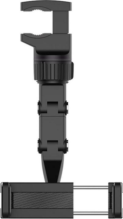 Actual product image Hurtel Adjustable car rearview mirror holder for smartphone black