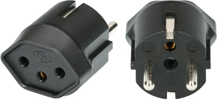 Produktbild Max Hauri Fixadapter 3-polig (CEE 7/4, Typ 13)