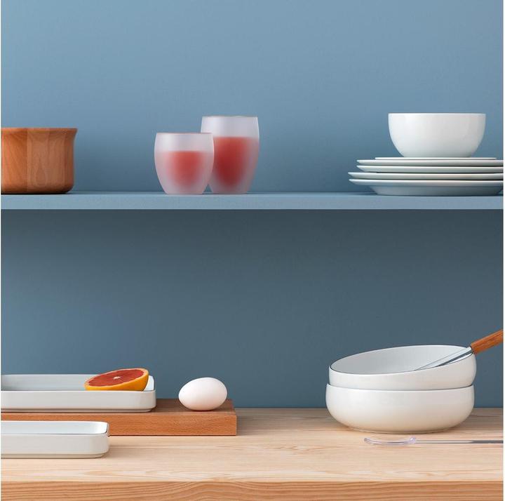 Actual product image Bodum Trinkglas Pavina 2er Set Weiss, milchig, 0.35 l (0.35 l, 2 x)