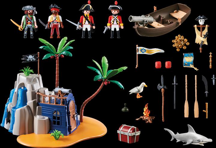 Produktbild Playmobil Pirateninsel mit Schatzversteck (70556, Playmobil Pirates)