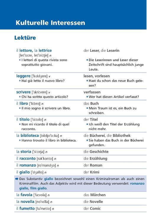 Actual product image Langenscheidt Grundwortschatz Italienisch (German, Italian, 2023)