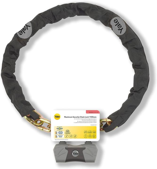 Actual product image Yale maximale Sicherheit Fahrradschloss 230 mm (120 cm)