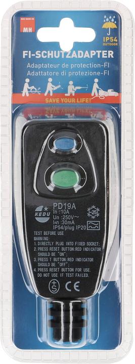 Produktbild Max Hauri FI-Schutzadapter