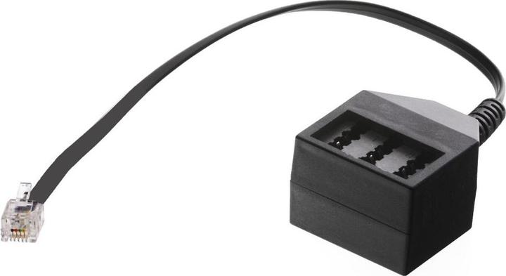 Produktbild Shiverpeaks S/CONN maximum connectivity Telefon ISDN Adapter-Western-Stecker 6/4 auf TAE Kupplung NFN, 0,2m