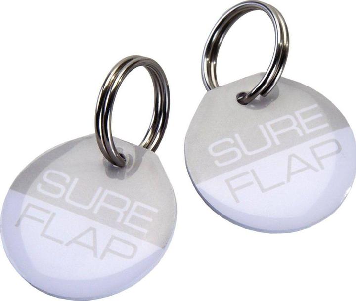 Actual product image SureFeed SureFlap & Tags Necklace Pendant Blister 2 Pieces (Microchip Cat Flap)