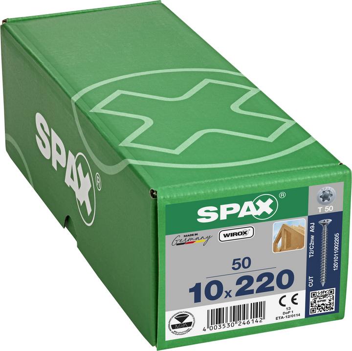 Actual product image Spax Wood construction screws (50 Screws per piece)