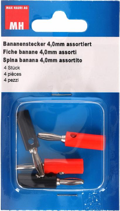 Max Hauri Spina a banana 4mm 4 pezzi.
