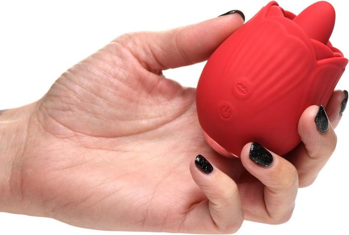 Image du produit Frisky BLOOMGASM - French Rose Stimulateur Léchage et Vibration - Rouge