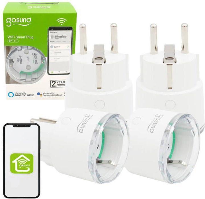 Produktbild Gosund Smart plug WiFi SP111, Tuya 4-pack