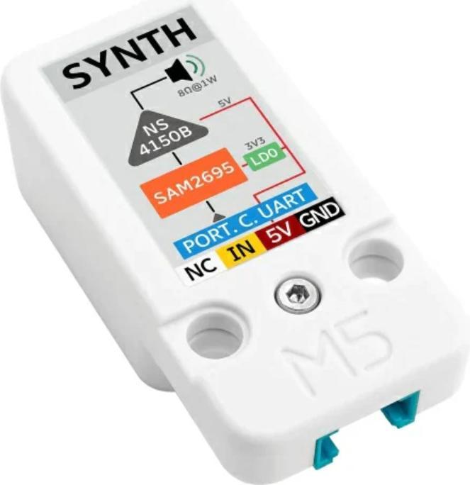 Actual product image M5Stack MIDI Synthesiser Unit SAM2695
