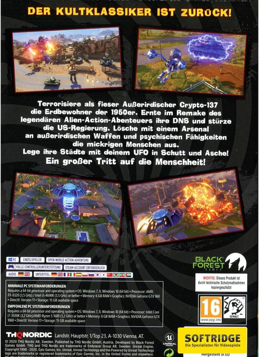 Actual product image THQ Destroy all Humans! (PC, Multilingual)