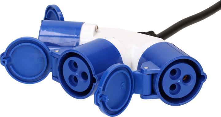 Actual product image Max Hauri maxCAMP CEE extension H07RN-F3G1.5 IP44 3-pole (1.50 m, CEE 16/3)
