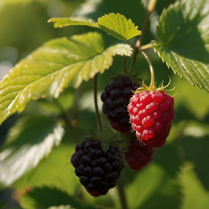 Produktbild Plant in a Box Rubus idaeus Malling Promise - 2er Set Himbeerpflanze (50 cm)