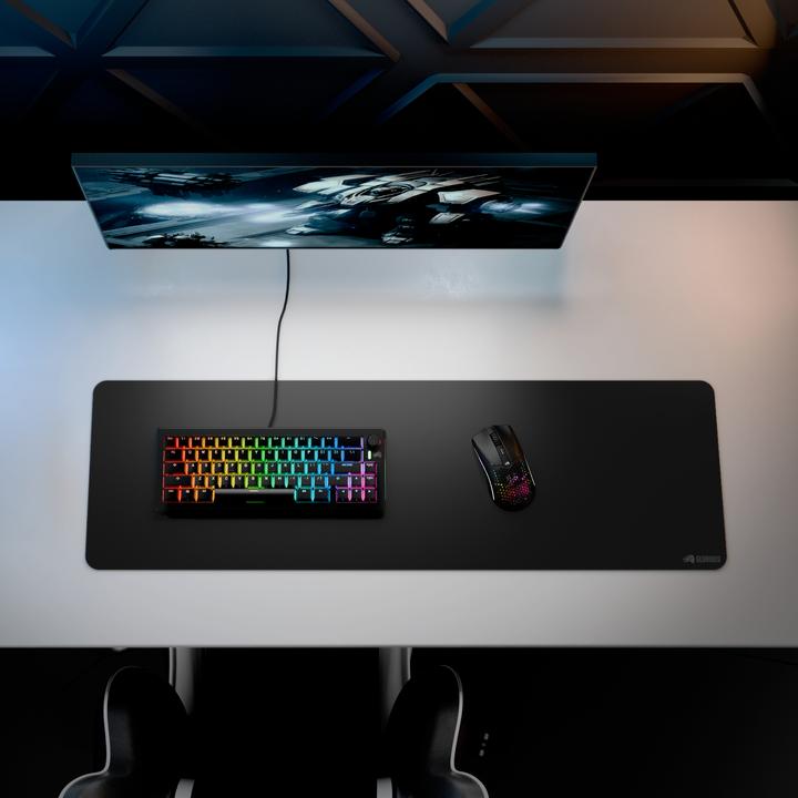 Actual product image Glorious Mouse Pad 2 Large Extended - Edgeless - Black (L)