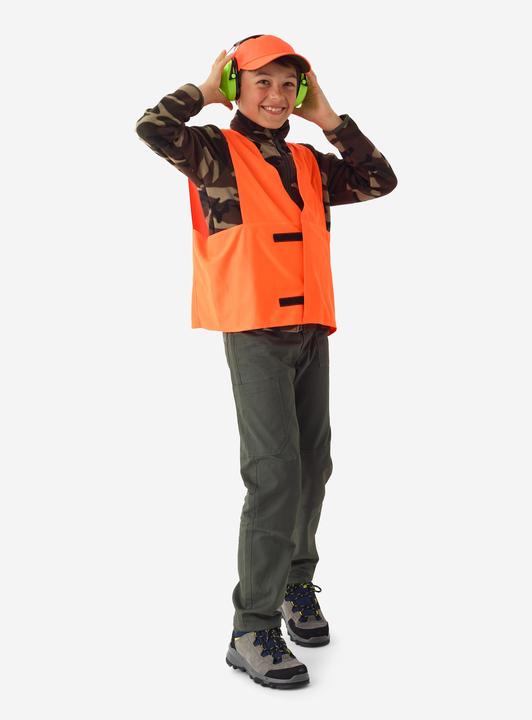 Image du produit Solognac Pantalon 500 résistant enfants vert (6, 7, 8)