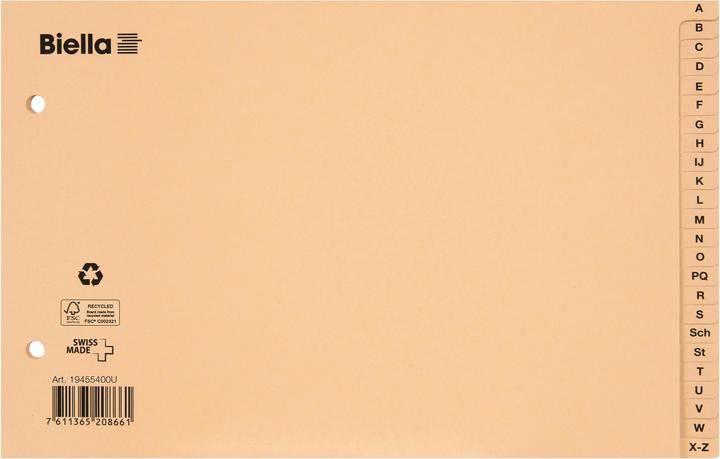 Actual product image Biella Paper register for A5/A6