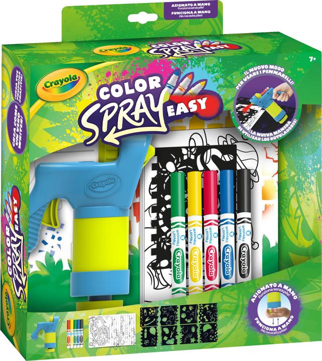 Immagine prodotto Crayola Mini pennarello a spruzzo, kit per aerografo a marchio, regalo per bambini, 7+, 25-7494