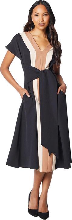 Immagine prodotto Principles Vestito Midi Blocchi di colore Cintura Legata Donna (44 D)