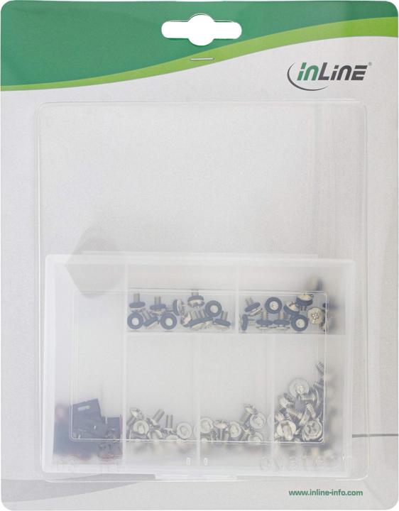 Actual product image InLine PC screw set, 94 pieces