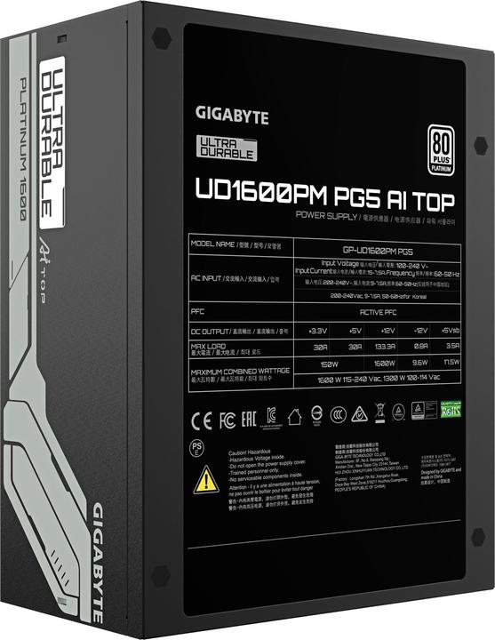 Image du produit Gigabyte Alimentation électrique UD1600GM PG5 1600Watt (1600 W)