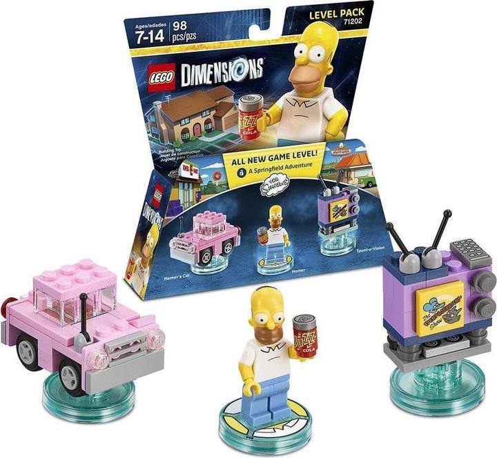 Actual product image LEGO The Simpsons Level Pack (71202, LEGO Dimensions)