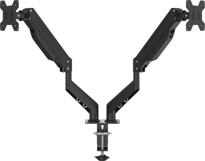 Immagine prodotto VidaXL Braccio per monitor doppio per max 27 pollici VESA 75/100 mm 20 kg (27")