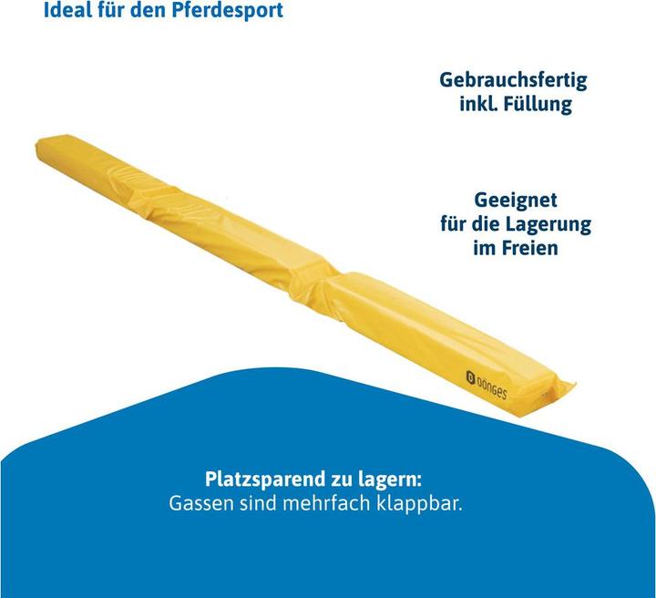 Actual product image Dönges Horse lane à 300 x 17 x 10 cm, yellow