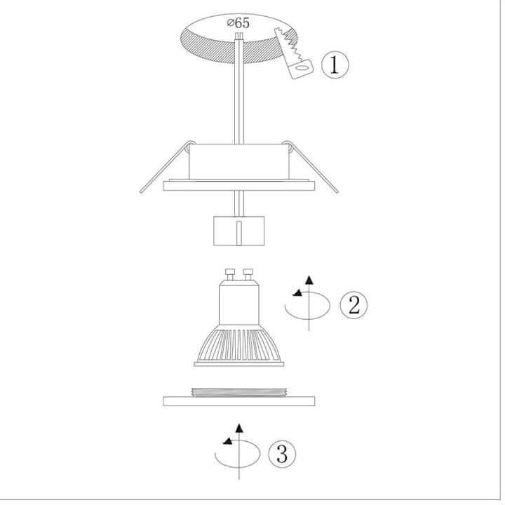 Actual product image Steinhauer Pélite spot (350 lm, GU10)