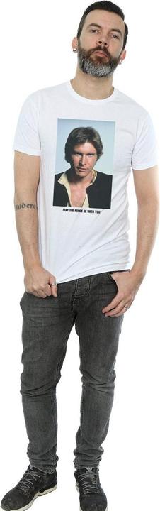 Immagine prodotto Star Wars Han Solo May The Force Maglietta Uomo (S)