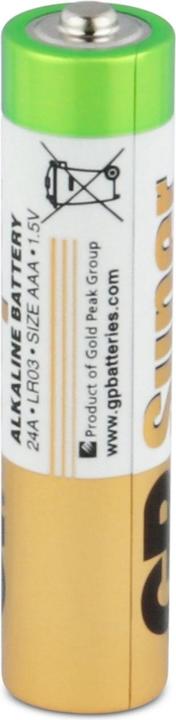 Actual product image GP Batteries AAA Micro Batterie GP Alkaline Super 1,5V 40 Stück (40 pcs., AAA)