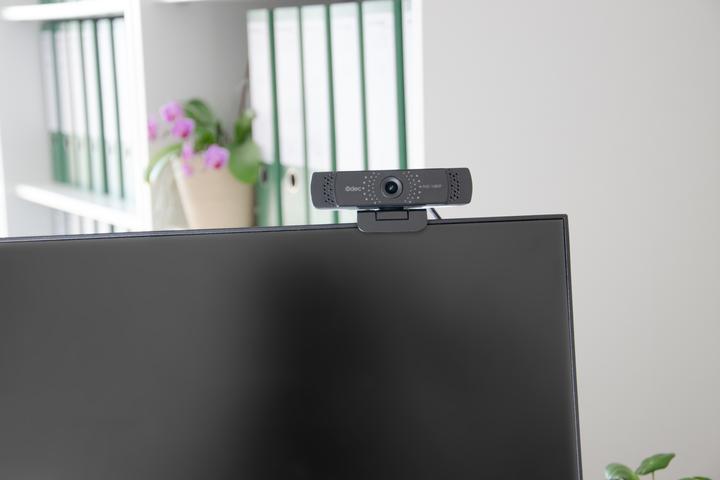 Immagine prodotto Odec OD-WB01 Webcam Dual-Mic Full HD della serie Stream con sensore CMOS da 1/3" nero (2.10 Mpx)