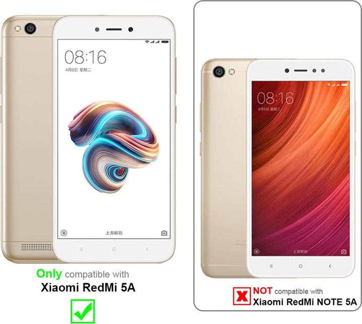 Productafbeelding Cadorabo Boek Onzichtbare Magneethoes (Xiaomi Redmi 5A)