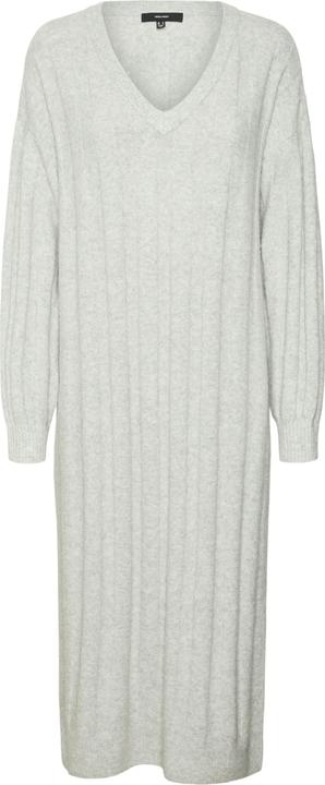 Produktbild Vero Moda VMVERITY LS V-NECK CALF DRESS GA BOO Strickkleid (XS)