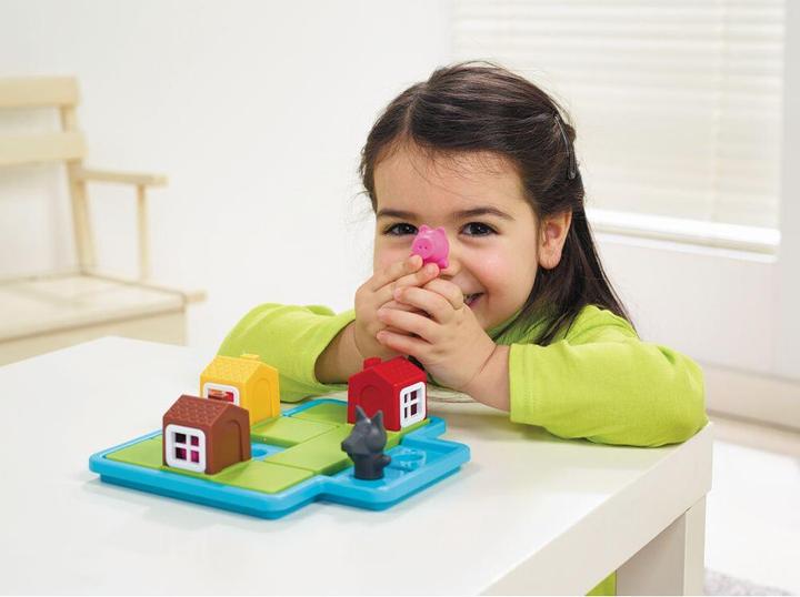 Produktbild Smart Games Knobelspiel Three Little Piggies - Deluxe (Englisch, Deutsch, Französisch, Italienisch, Spanisch)