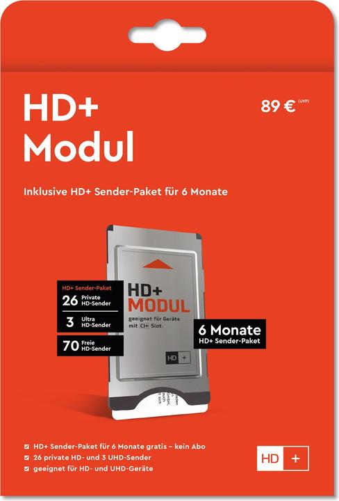 Produktbild HD+ HD+Modul m.6 Monatskarte (Nagravision, CI Modul)