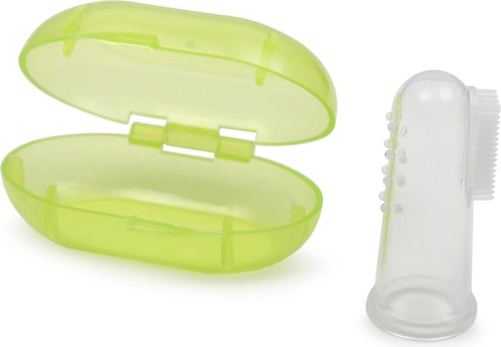 Produktbild Moni Baby Silikon Zahnbürste mit Box (1 x)