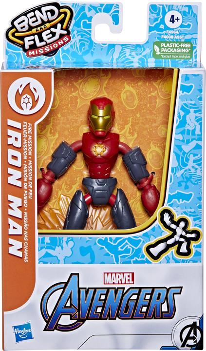 Produktbild Hasbro Bend & Flex Iron Man Feuer-Mission