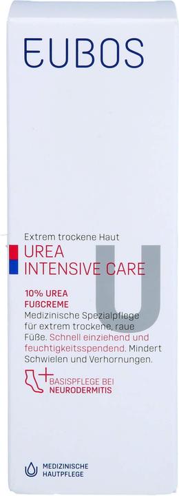 Image du produit Eubos Peau sèche Urée 10% crème pour les pieds, 100 ml de crème (Bain de pieds, 100 ml)