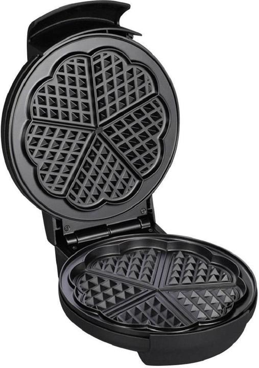 Produktbild Severin 2103 Edelstahl gebürstet-schwarz, 1300 W, Herzform, Anzahl Wafer 5