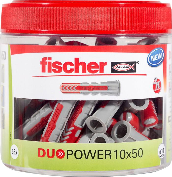 Fischer DUOPOWER 10x50 tin (55) (55 pcs.)
