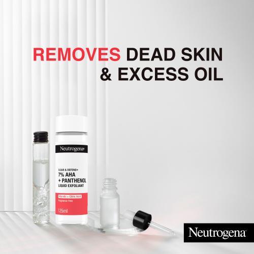 Actual product image Neutrogena Clear & Defend+ Liquid Exfoliant (Exfoliation, 125 ml)