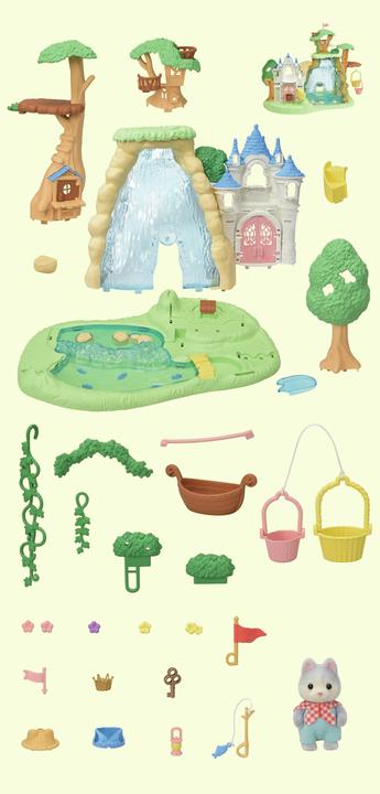 Produktbild Sylvanian Families Abenteuerspielplatz Wasserfall