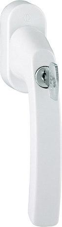 Magni Hoppe Luxembourg aluminium turn/tilt window handle with Secu100® + Secustik® and VarioFit®, lockable